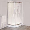 Round Central Entry 6 Mm-thick Shower Enclosure