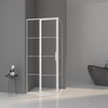 Alu frame wall-to-wall shower enclosure