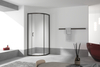 Single Door Macaron Color Aluminium Frame Quadrant Sliding Shower Enclosure