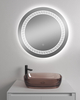 Customized Round Shape Touch Sensor LED Mirror 