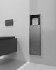 Stainless Steel Storage Wall Niche with Toilet Paper Holder