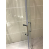 Curved Bathroom Sliding Shower Enclosures with Tempered Clear Glass