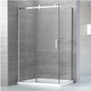 Sliding Chrome Stainless Steel Rail Shower Enclosure