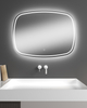 Novel Design Temper Glass Sensor LED Bathroom Mirror