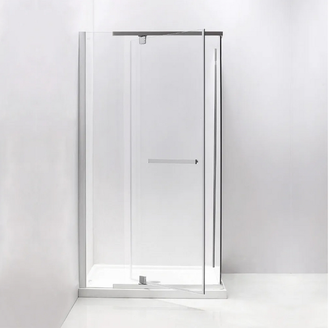 Pivot Chrome Rectangle Shower Enclosure