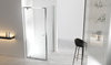 Hot-Sale Chrome Finished Pivot Door With Smart Handle