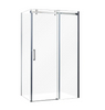 Sliding Chrome Stainless Steel Rail Shower Enclosure