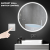 Dimmable Round Shape Bathroom LED Mirror 