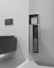 Stainless Steel Storage Wall Niche with Toilet Paper Holder