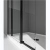 8mm Clear Glass Aluminum Rail Shower Enclosure