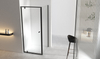 Chrome Frame Pivot Rectangle Shower Door