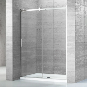 Look Bigger Visible Wheels Straight-lined Shower Enclosure