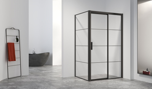 Hot Sale Shower Enclosure with Black Aluminium Frame