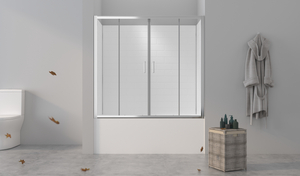 Popular Design Aluminium Frame Bifold Bath Screen