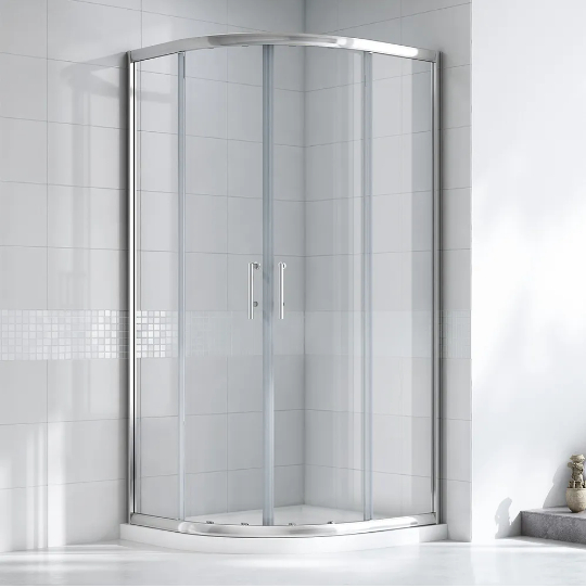 Timeless Look Round Modern Touch Shower Enclosure