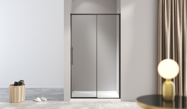 Aluminium Slim Frame Sliding Shower Enclosure 