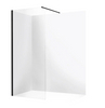 Frameless Customized Glass Pattern Walk-in Shower Door 