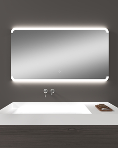 Touch Switch Rectangle Horizonta Lighting Led Mirror