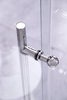 Modern Design Sliding Shower Enclosure with Stainless Steel Roller