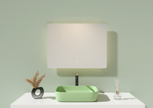 Home Smart Wall Mounted Rectangle LED Mirror