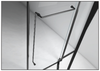 Diamond-type extremely narrow frame Shower Enclosure with multi-function handle