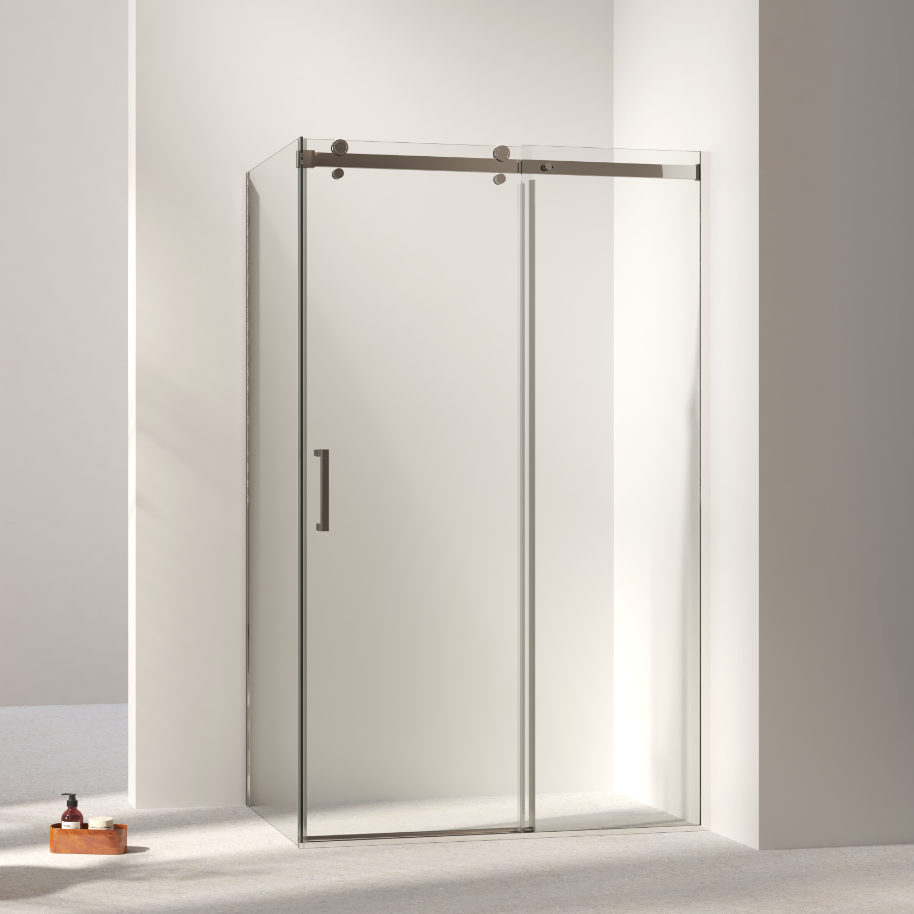 What are the benefits of a frameless glass shower enclosure