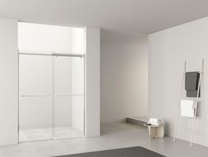 Popular Design Sliding Bypassing Shower Door With Aluminium Frame Tempered Glass