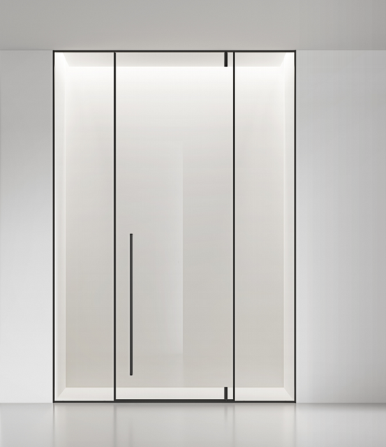  Modern Minimalist Bathroom with 304 S.S slim frame Shower Enclosure 