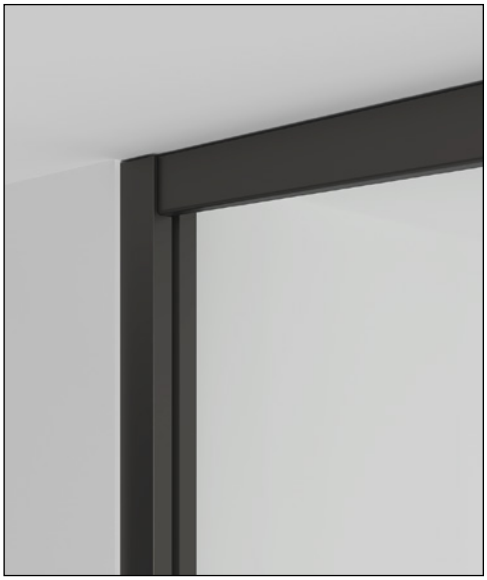 Hotsale Black 304 S.S. Frame Diamond Pivot Hinged Shower Enclosure With Novel design Handle